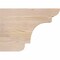 Ekena Millwork New Brighton Smooth Rafter Tail, Douglas Fir, 5 1/2"W x 12"H x 16"L RFT06X12X16NEB00SDF - alternate 4